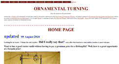 Desktop Screenshot of ornamentalturning.co.uk